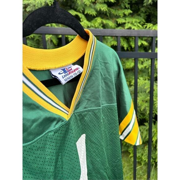 Vintage 1990s YOUTH  size ￼‎ Brett Favre logo athletics jersey - Picture 2 of 3